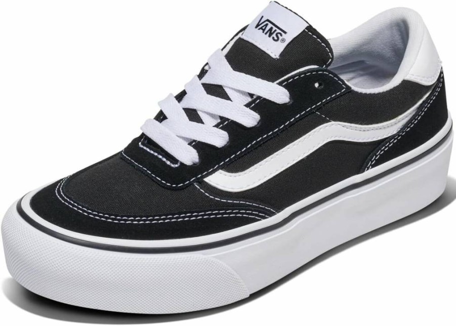 Vans Women's Brooklyn Platform Sneakers - Chunky Low-Top Casual Shoes for Work & Fashion