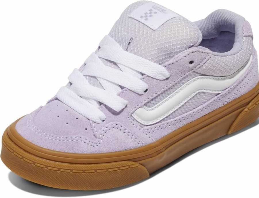 Vans Girls' Caldrone Sneakers - Classic Canvas Skate Shoes for Girls