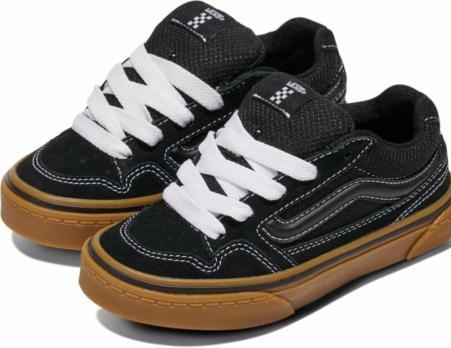 Vans Kids' Caldrone Sneakers - Durable Canvas Shoes for Boys & Girls - Classic Skate Style