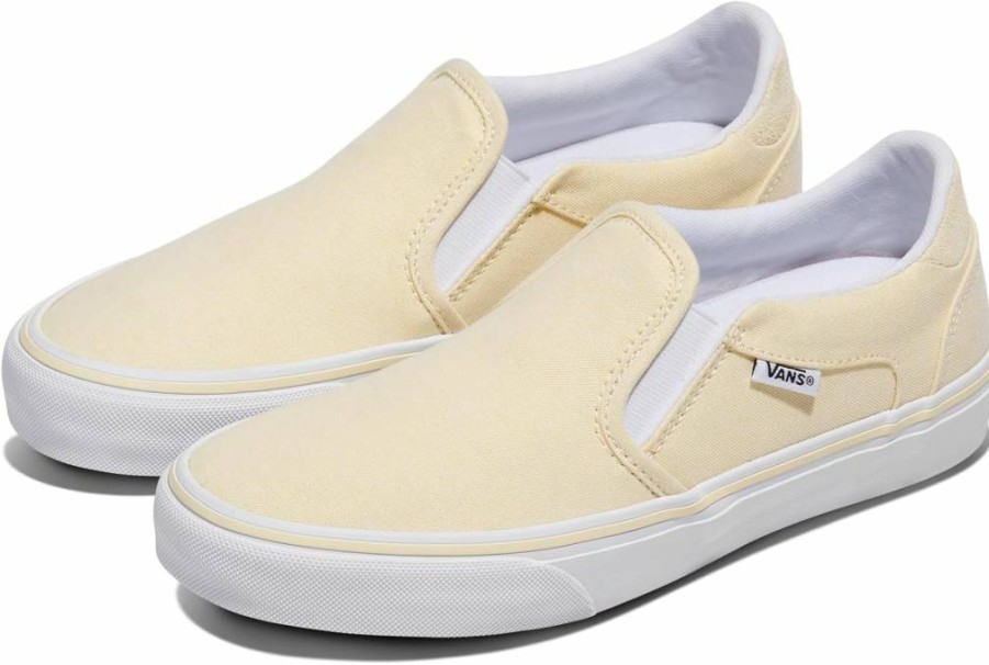 Vans Women's Asher Deluxe Slip-On Sneakers - Comfortable Casual Shoes for Women
