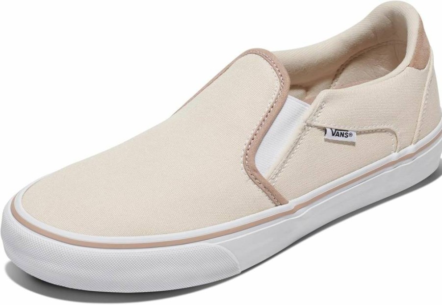 Vans Men's Asher Deluxe Slip-On Sneakers - Classic Canvas Slip-On Shoes for Men